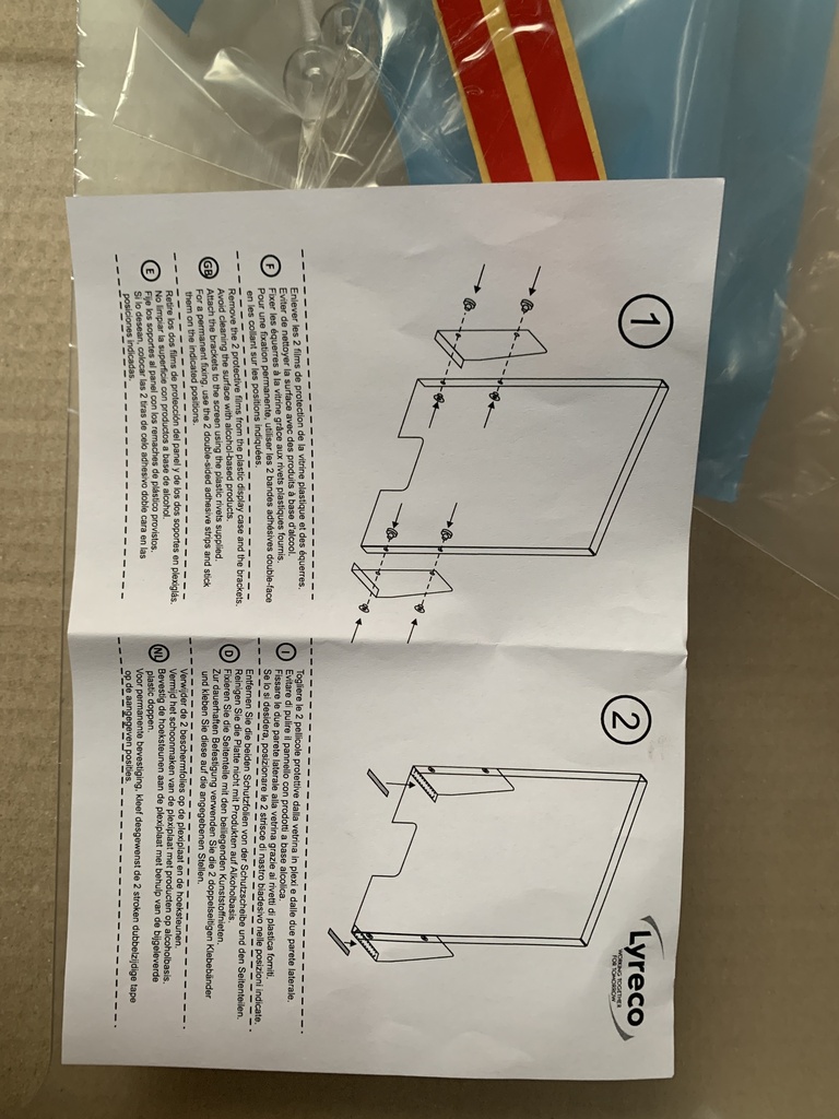 Ecran de protection plexiglass petit