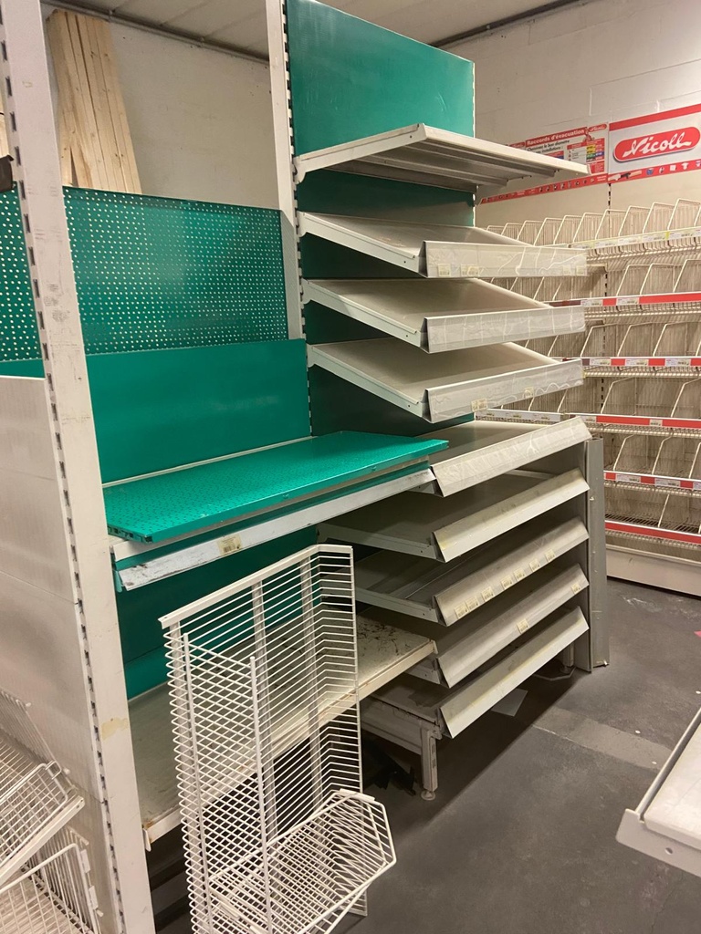 Stock Liège - Rayonnage magasin