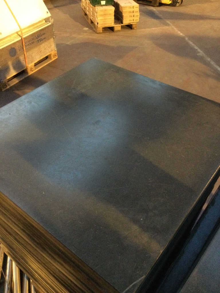 Dalles MDF noir 75 x 75 x 2,5