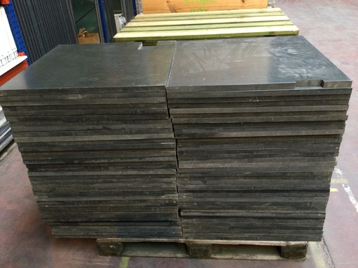 Dalles MDF noir 75 x 75 x 2,5